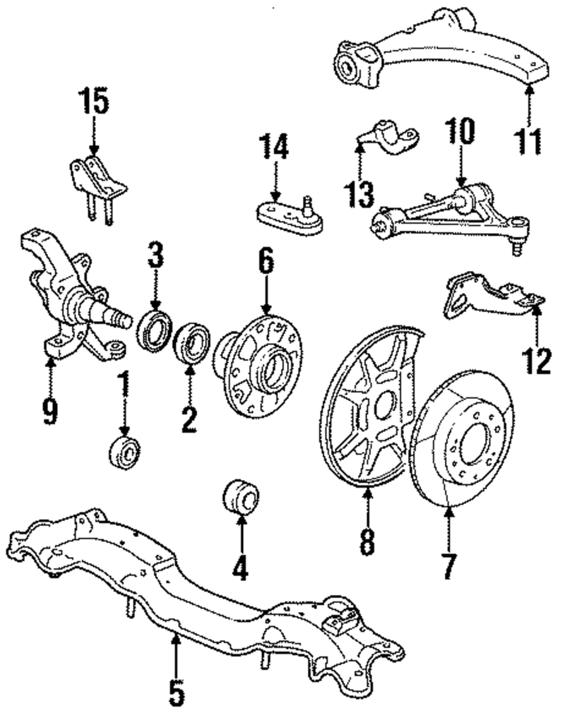 Genuine Porsche parts diagram