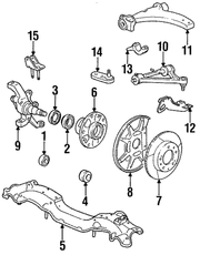 Genuine Porsche parts diagram