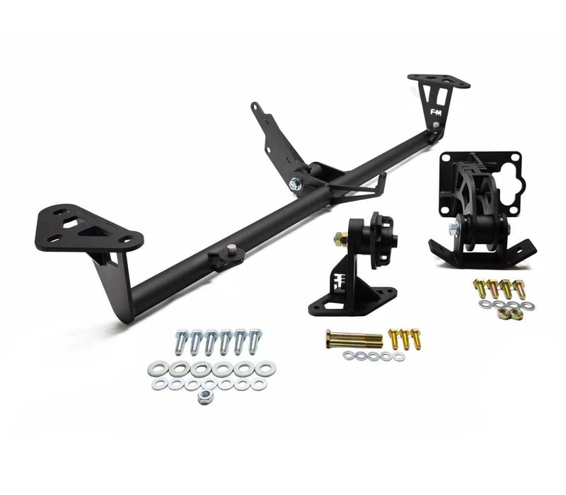 Fabless VR6 Complete Mount Kit (OEM Position) - VW MK2 Golf/Jetta