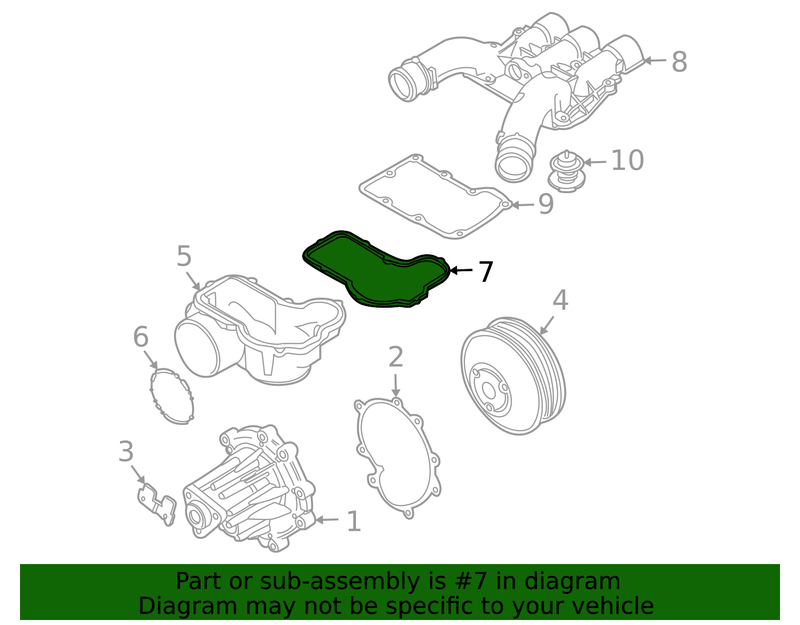 Genuine Porsche parts diagram