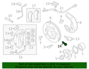Genuine Porsche parts diagram