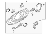 Genuine Porsche parts diagram