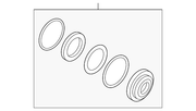 Genuine Porsche parts diagram