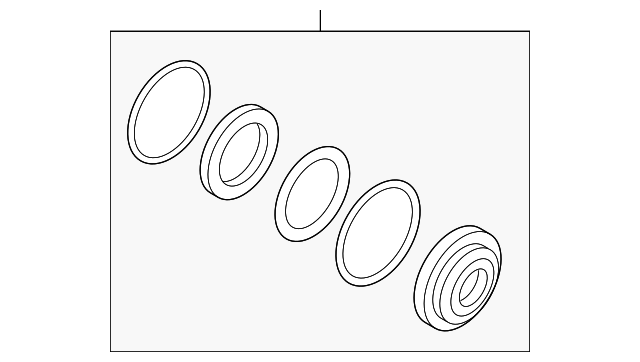 Genuine Porsche parts diagram