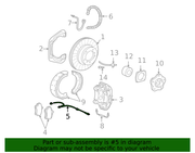 Genuine Porsche parts diagram