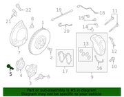 Genuine Porsche parts diagram