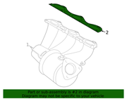 Genuine Porsche parts diagram