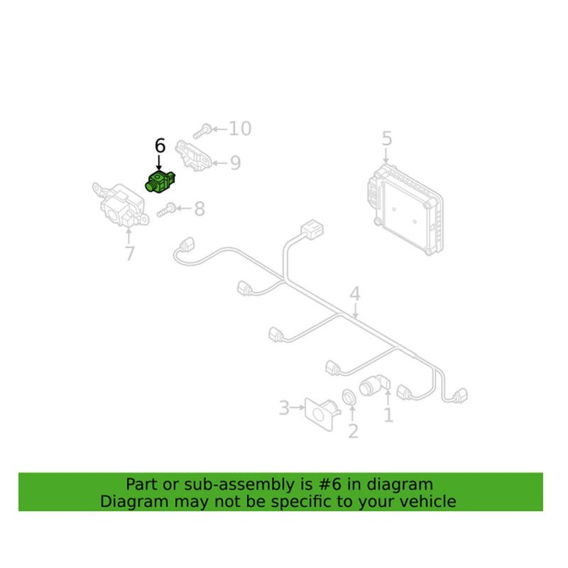 VW Cruise Control Distance Sensor 2Q0907561C – Genuine VW/Audi