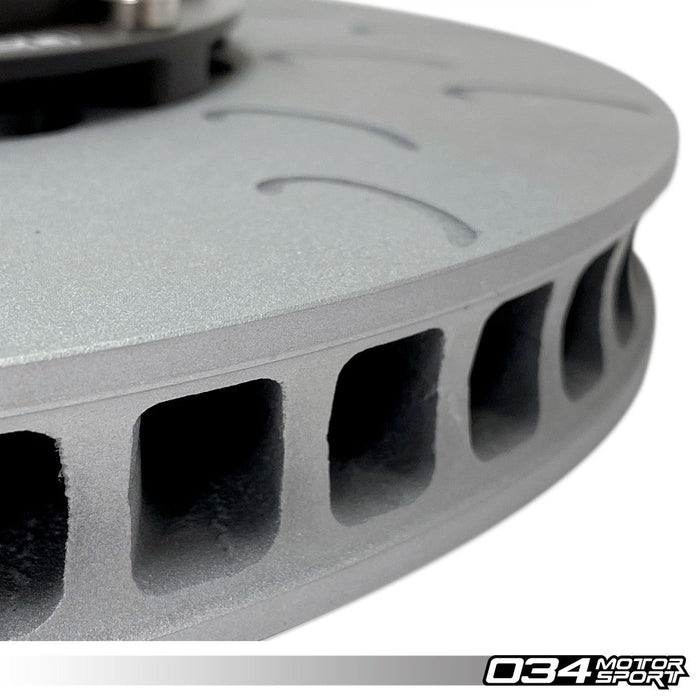 034MOTORSPORT 2-Piece Floating Front Brake Rotor Upgrade Kit, Volkswagen & Audi MQB and MQB EVO with 2.0T TFSI (Performance Pack)