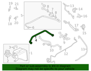 Genuine Porsche parts diagram