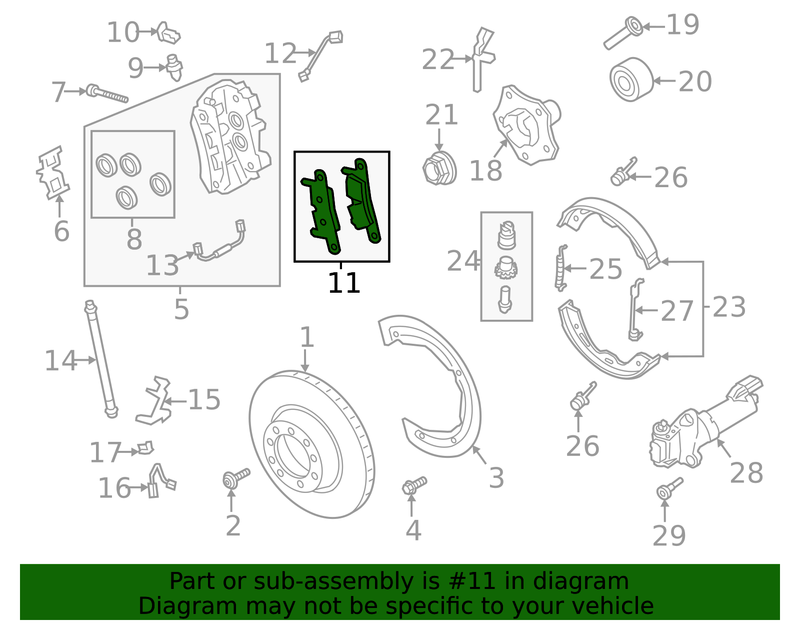 Genuine Porsche parts diagram