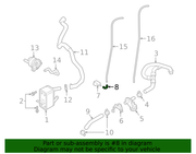 Genuine Porsche parts diagram