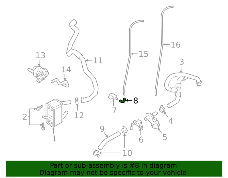 Genuine Porsche parts diagram