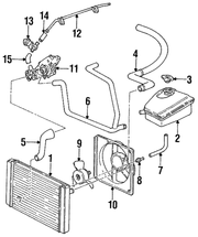 Genuine Porsche parts diagram