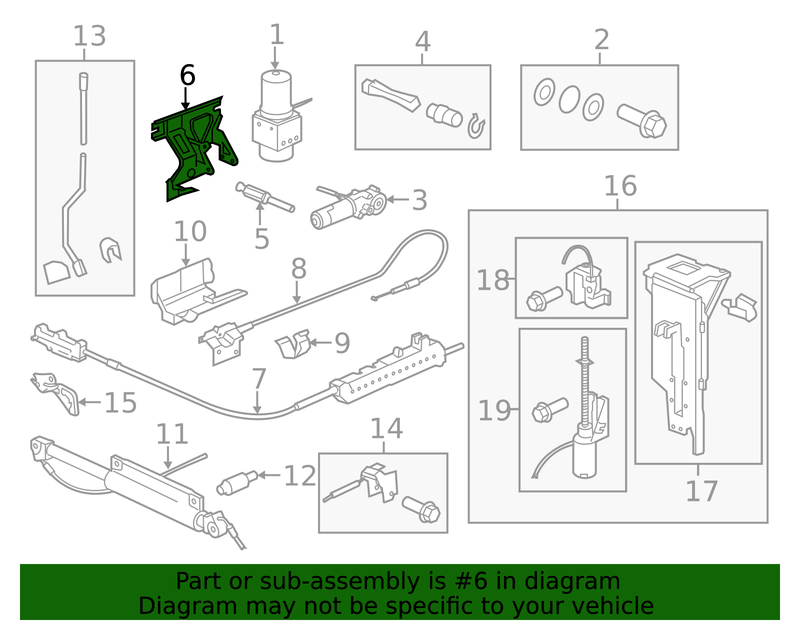 Genuine Porsche parts diagram