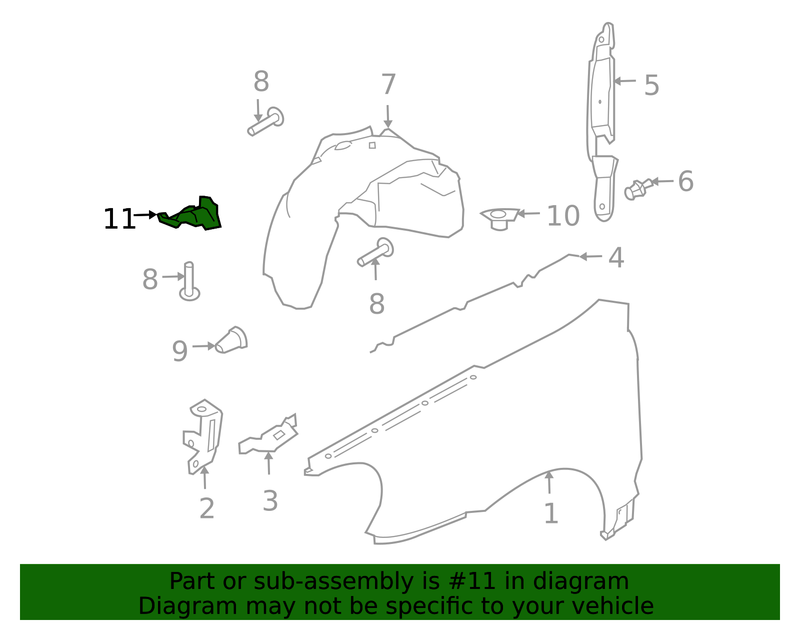 Genuine Porsche parts diagram
