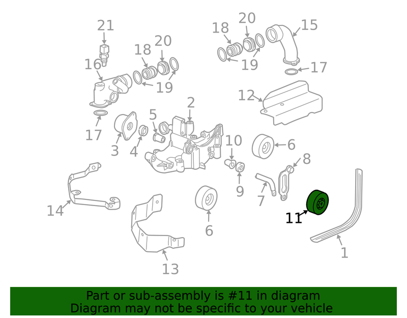 Genuine Porsche parts diagram
