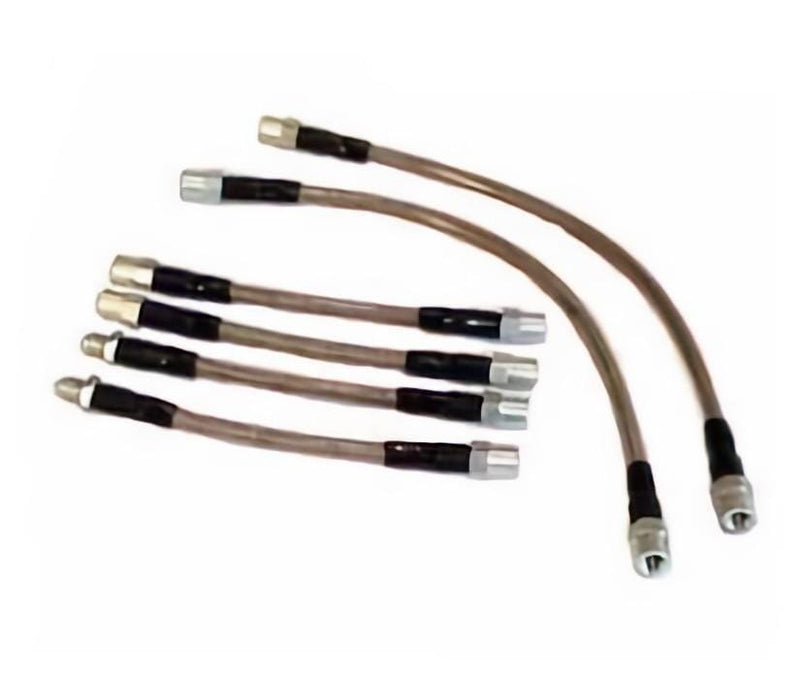 HPA Motorsports Stainless Steel Brake Lines - VW | Mk2 (w/ Rear Discs - 6 Line Kit)