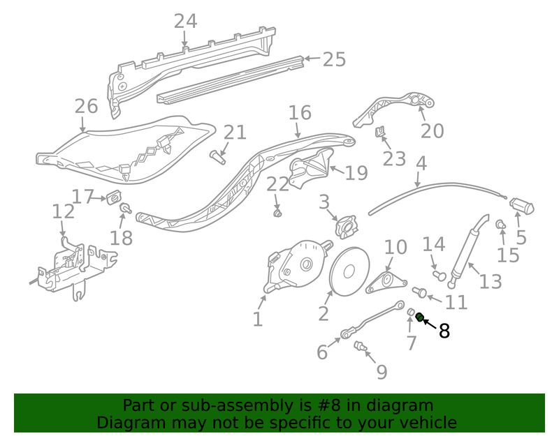 Genuine Porsche parts diagram
