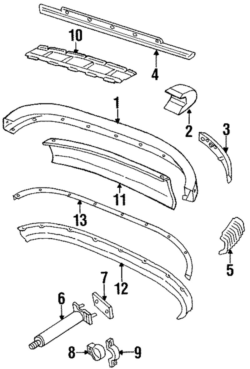 Genuine Porsche parts diagram