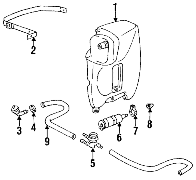 Genuine Porsche parts diagram
