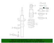 Genuine Porsche parts diagram