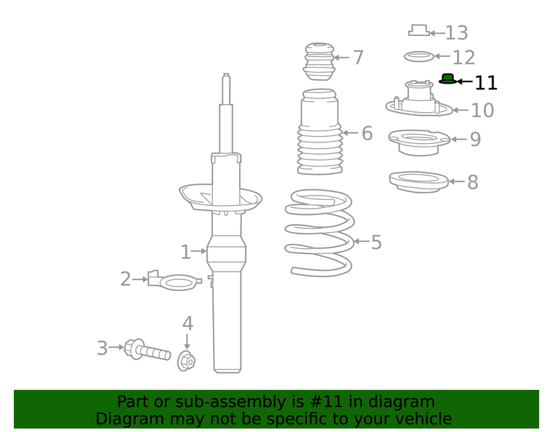 Genuine Porsche parts diagram