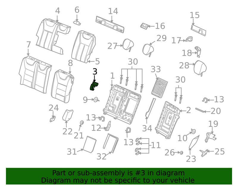 Genuine Porsche parts diagram