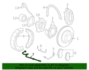 Genuine Porsche parts diagram