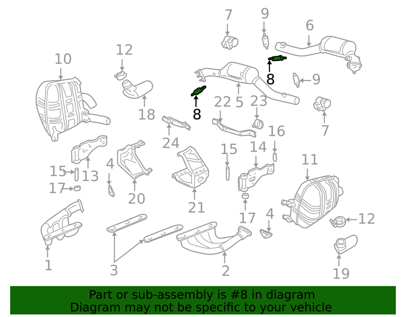 Genuine Porsche parts diagram