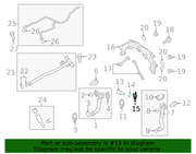 Genuine Porsche parts diagram