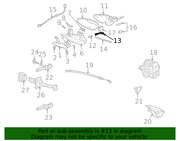 Genuine Porsche parts diagram