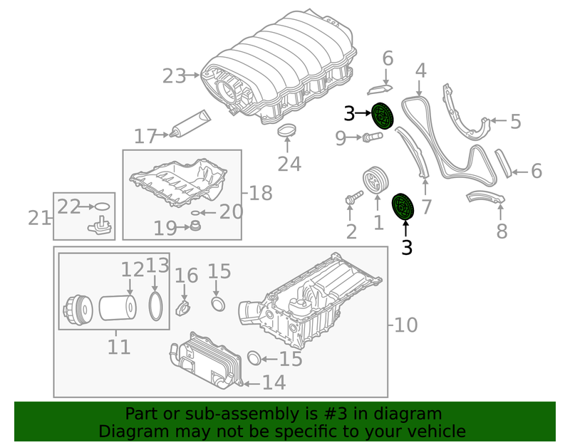 Genuine Porsche parts diagram