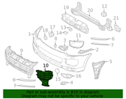 Genuine Porsche parts diagram
