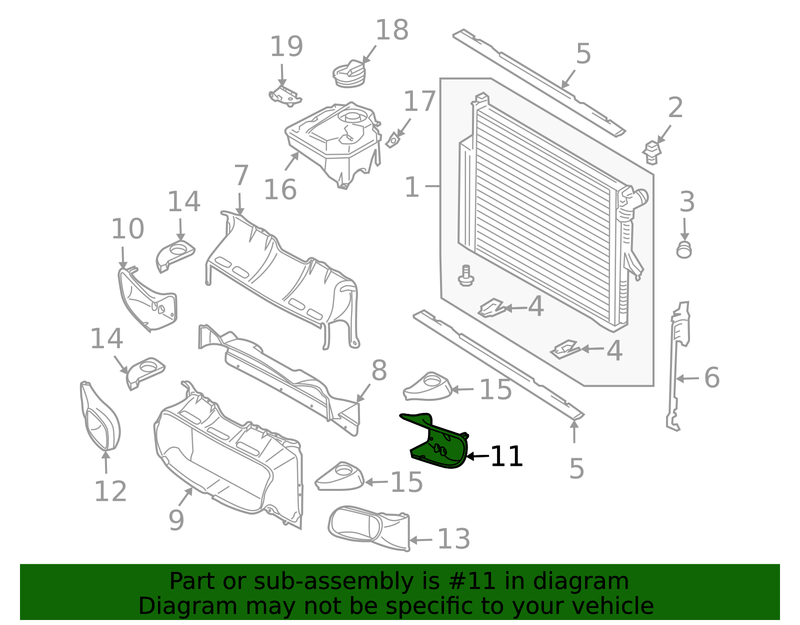 Genuine Porsche parts diagram