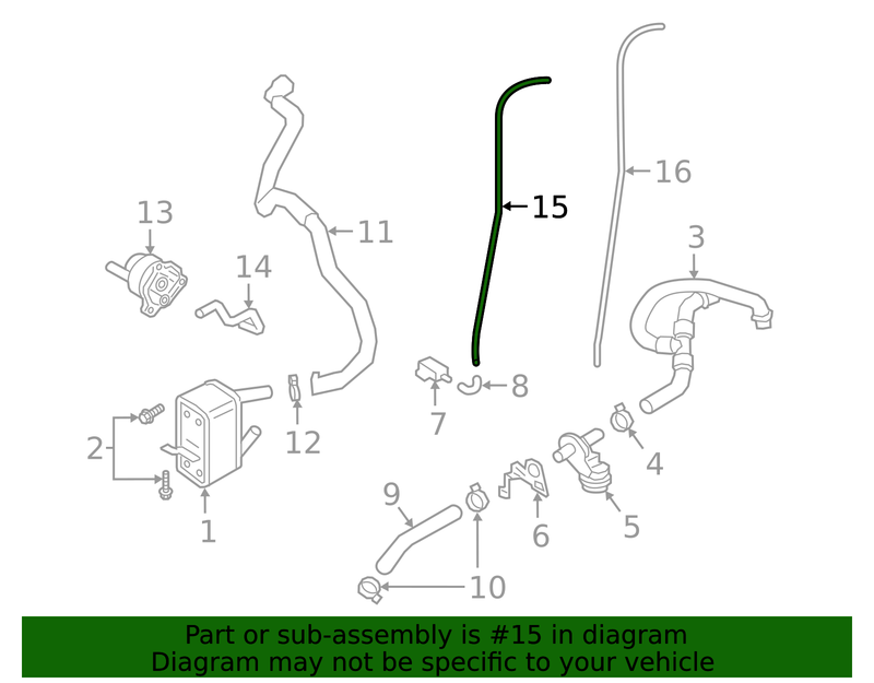 Genuine Porsche parts diagram