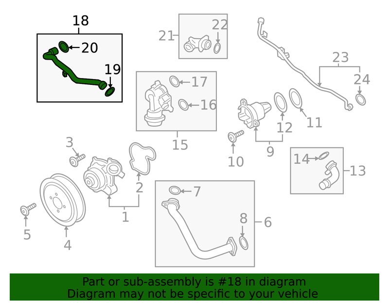 Genuine Porsche parts diagram