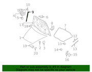 Genuine Porsche parts diagram