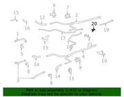 Genuine Porsche parts diagram