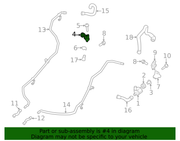 Genuine Porsche parts diagram