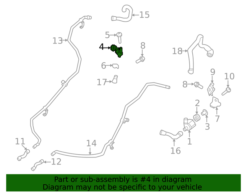 Genuine Porsche parts diagram