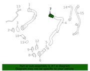 Genuine Porsche parts diagram
