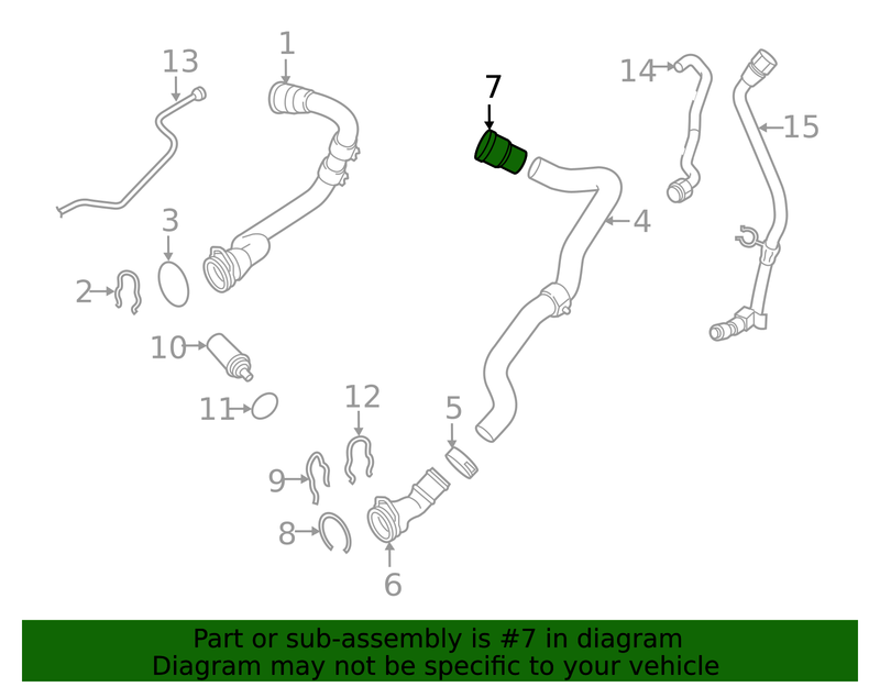 Genuine Porsche parts diagram