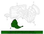 Genuine Porsche parts diagram