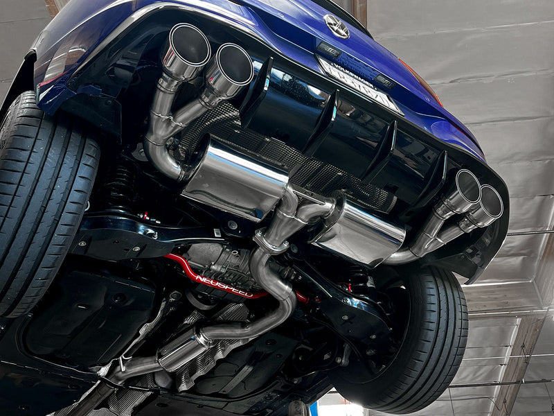 Stainless Steel Cat-Back Exhaust • MQBe Golf R Mk8