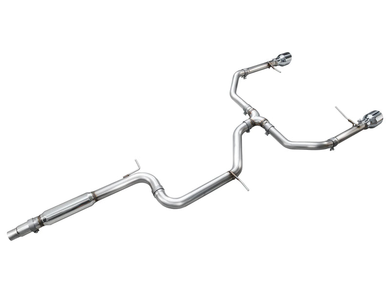 AWE 22-25 Volkswagen Jetta GLI Track Edition Exhaust - Chrome Silver Tips