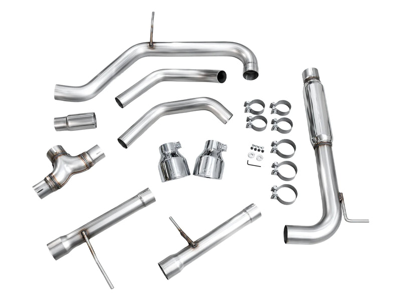 AWE 22-25 Volkswagen Jetta GLI Track Edition Exhaust - Chrome Silver Tips
