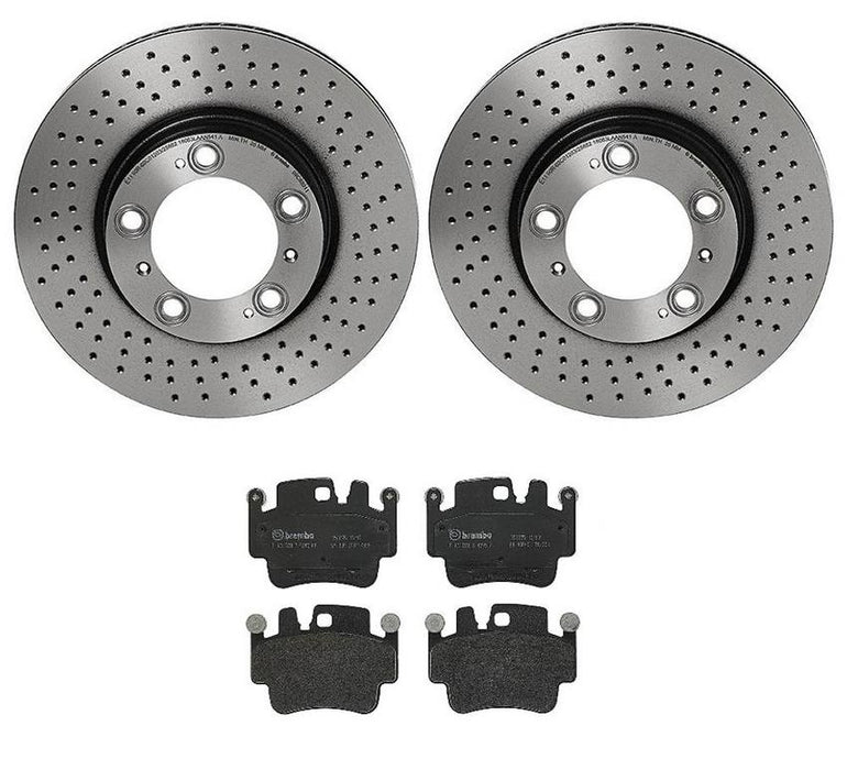 Porsche Brembo Brakes Kit – Pads and Rotors Front (318mm) (Low-Met) 99661236500 – Brembo 3058066KIT