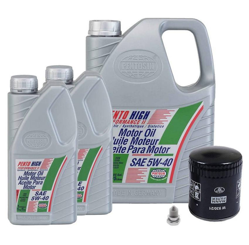 Genuine VW/Audi Engine Oil Change Kit – (5W-40) (7 Quart) N90813202 – Euromotiv