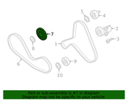 Genuine Porsche parts diagram